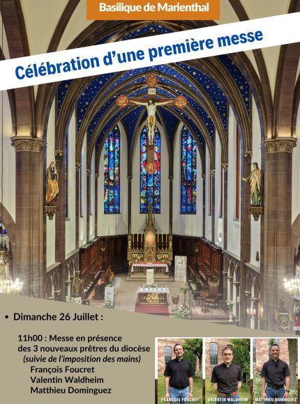 Célébration d'une première messe