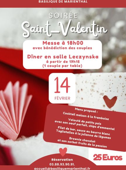 Soirée Saint Valentin