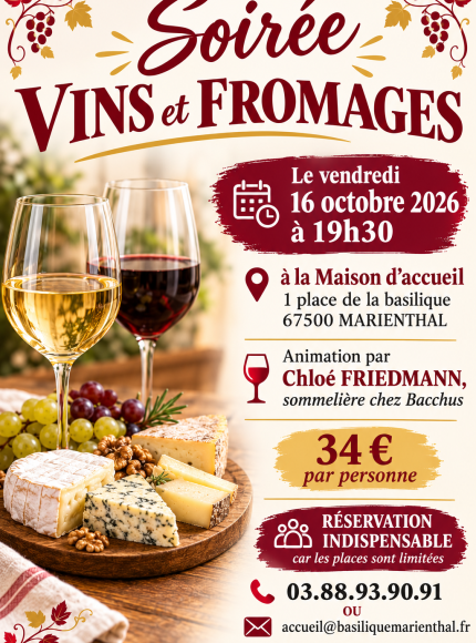 Soirée Vins et Fromages