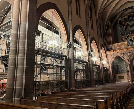 Travaux de la basilique